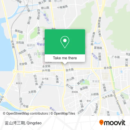 蓝山湾三期 map