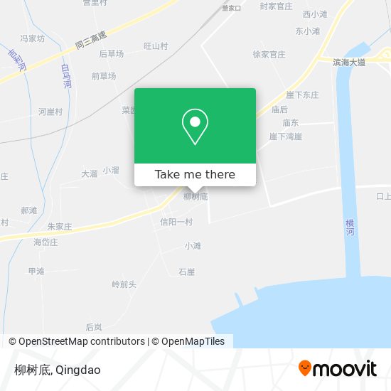 柳树底 map