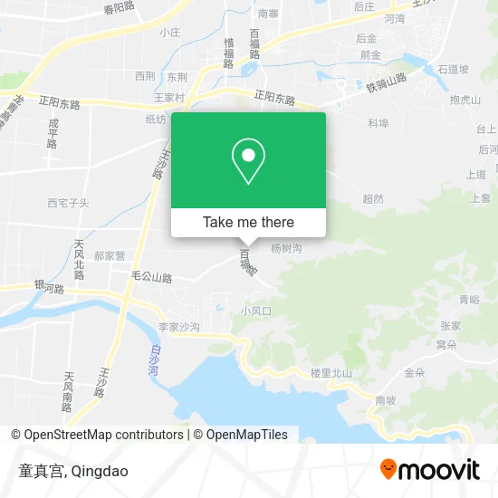 童真宫 map
