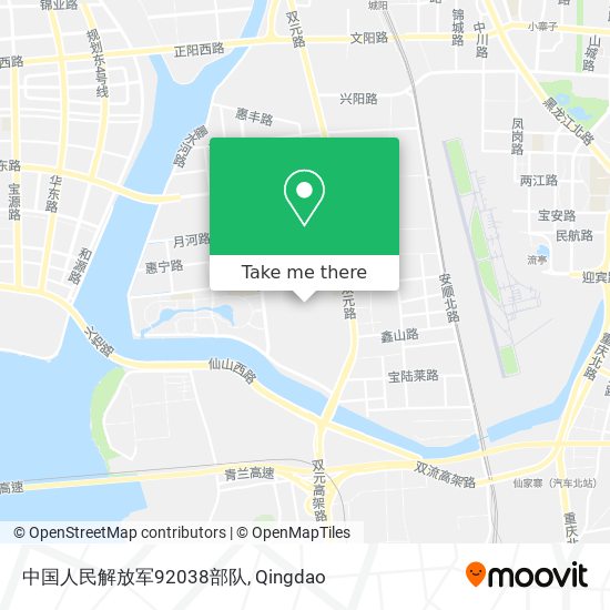 中国人民解放军92038部队 map