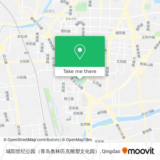 城阳世纪公园（青岛奥林匹克雕塑文化园） map