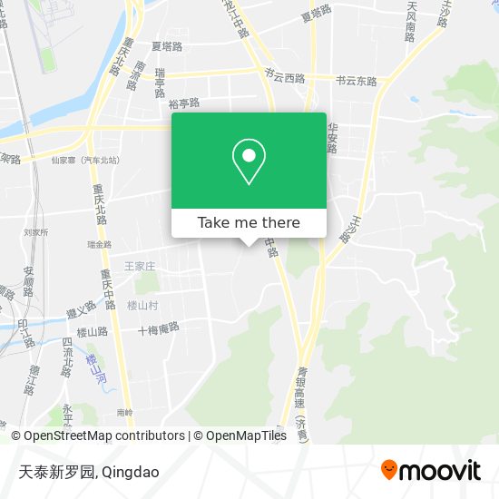 天泰新罗园 map
