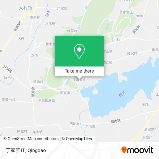 丁家官庄 map