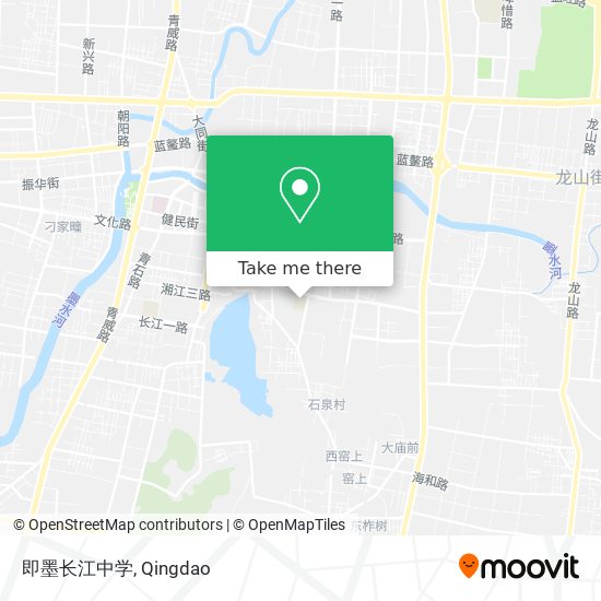 即墨长江中学 map