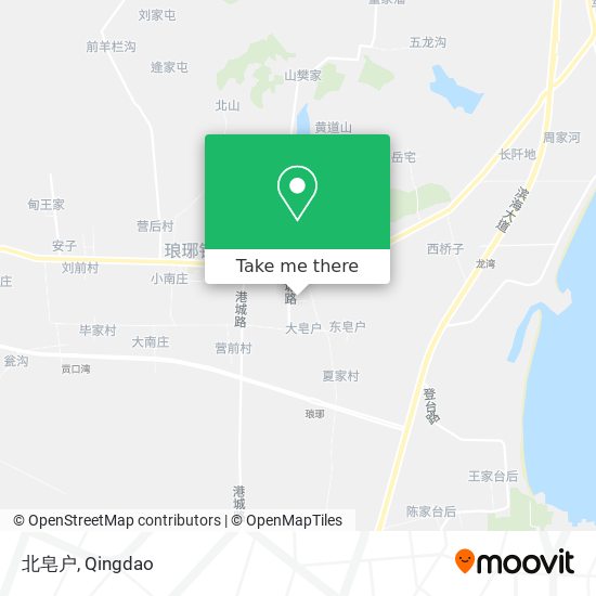 北皂户 map