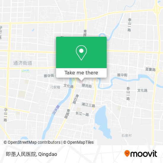 即墨人民医院 map