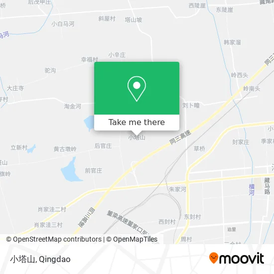 小塔山 map