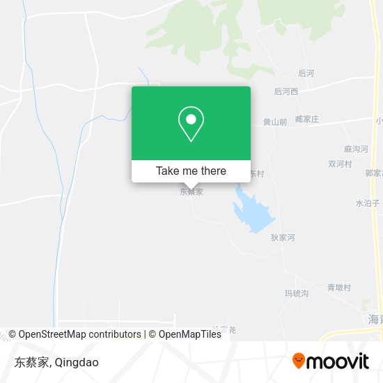 东蔡家 map