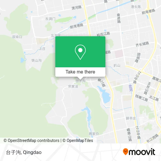 台子沟 map