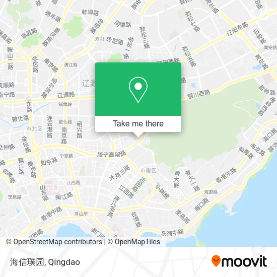 海信璞园 map