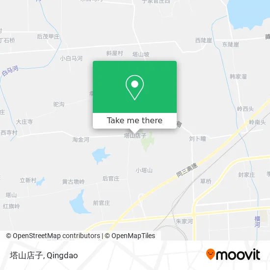 塔山店子 map