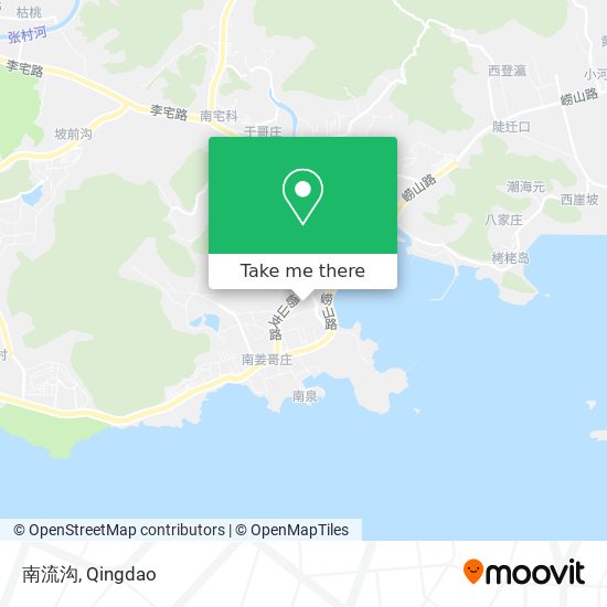 南流沟 map