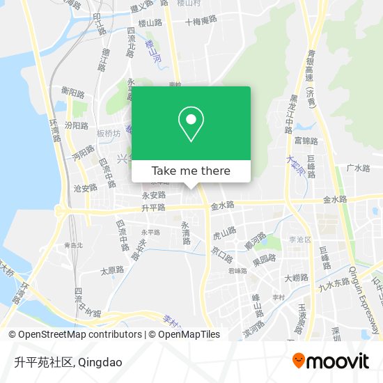 升平苑社区 map