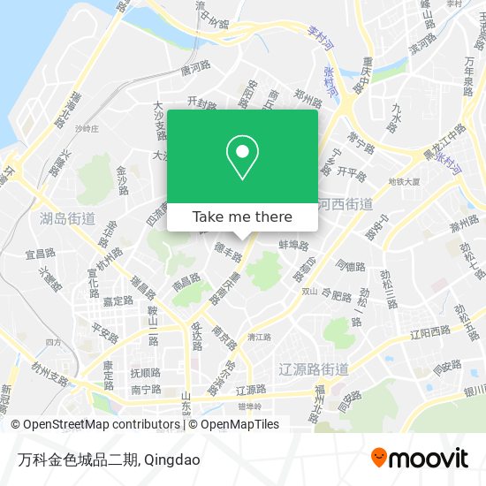 万科金色城品二期 map