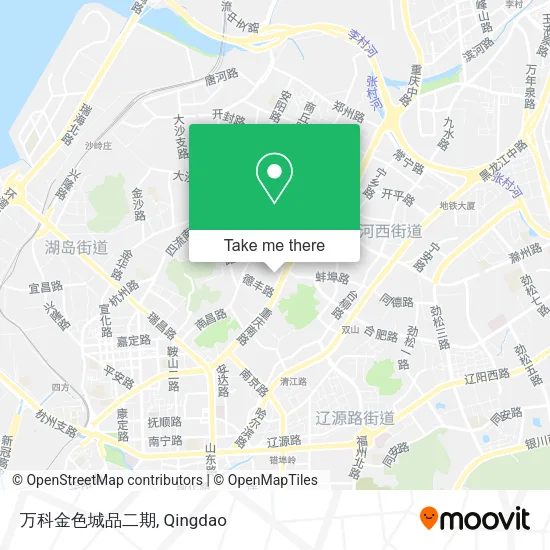 万科金色城品二期 map