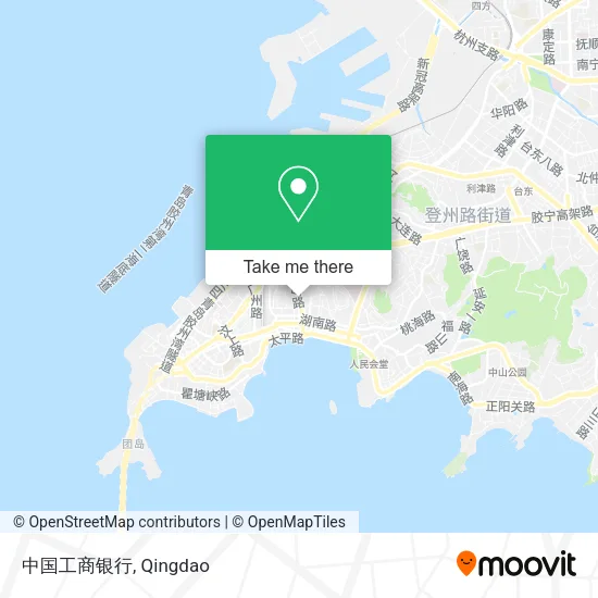 中国工商银行 map