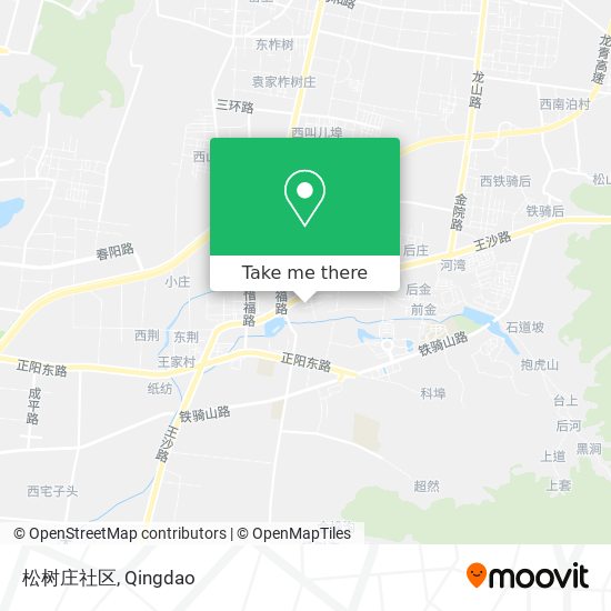 松树庄社区 map