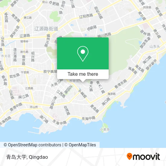 青岛大学 map