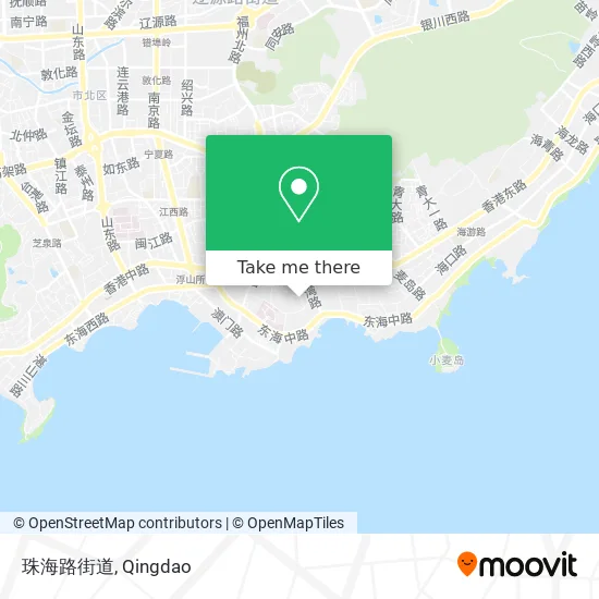 珠海路街道 map