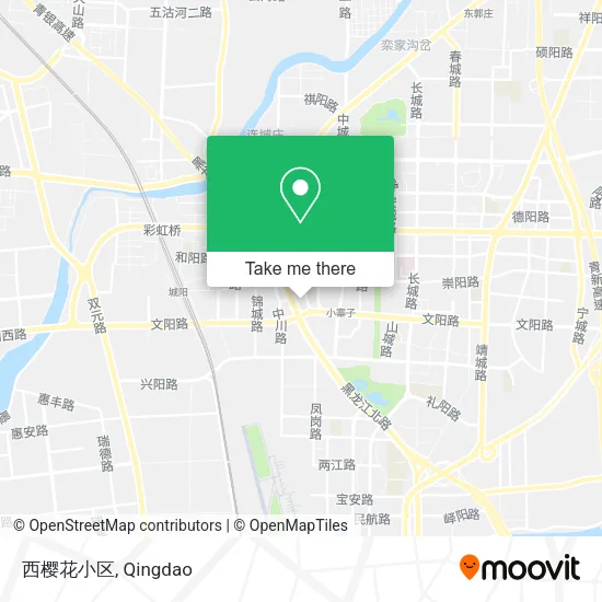 西樱花小区 map