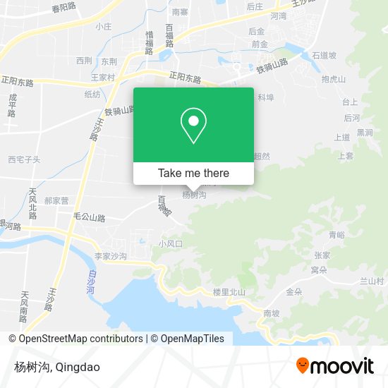 杨树沟 map