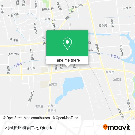 利群胶州购物广场 map