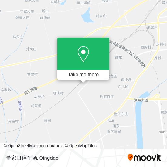 董家口停车场 map