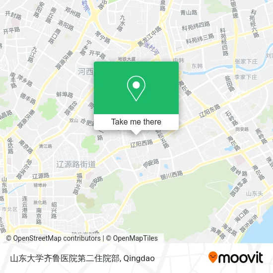 山东大学齐鲁医院第二住院部 map