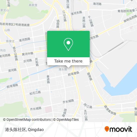 港头陈社区 map
