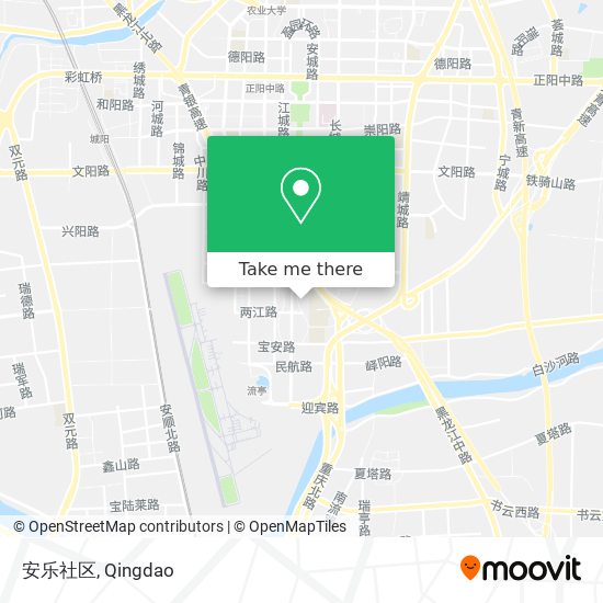 安乐社区 map