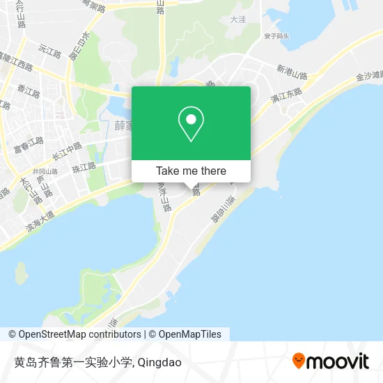 黄岛齐鲁第一实验小学 map
