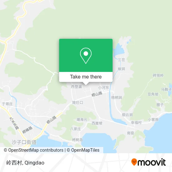 岭西村 map