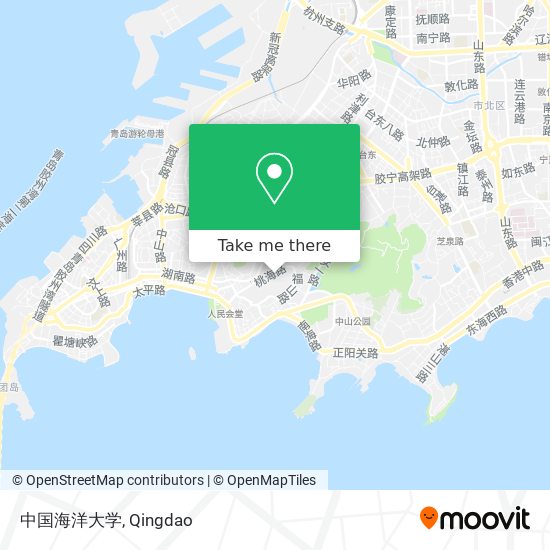 中国海洋大学 map