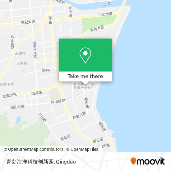 青岛海洋科技创新园 map
