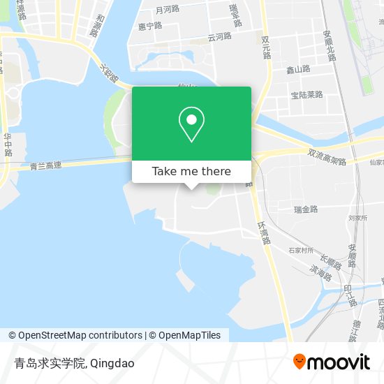 青岛求实学院 map