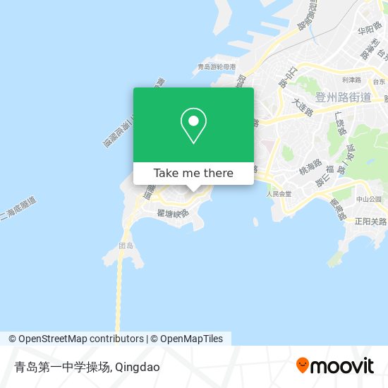 青岛第一中学操场 map