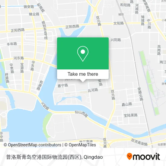 普洛斯青岛空港国际物流园(西区) map