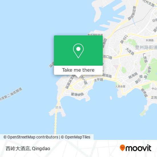 西岭大酒店 map
