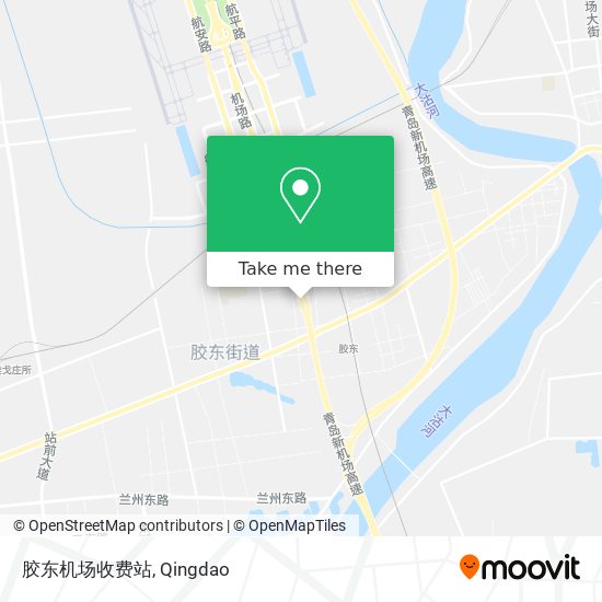 胶东机场收费站 map