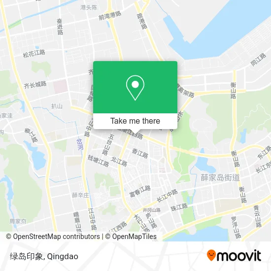 绿岛印象 map