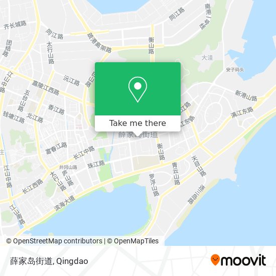 薛家岛街道 map