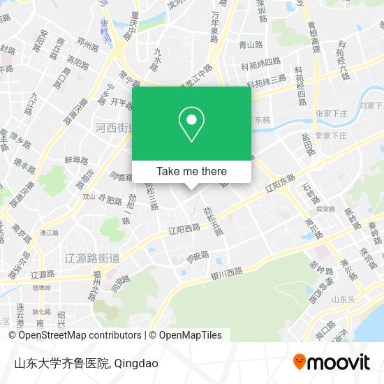 山东大学齐鲁医院 map