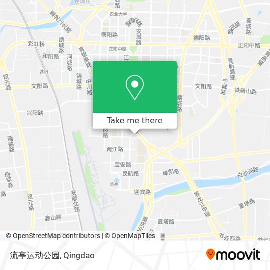 流亭运动公园 map