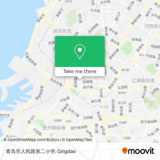青岛市人民路第二小学 map