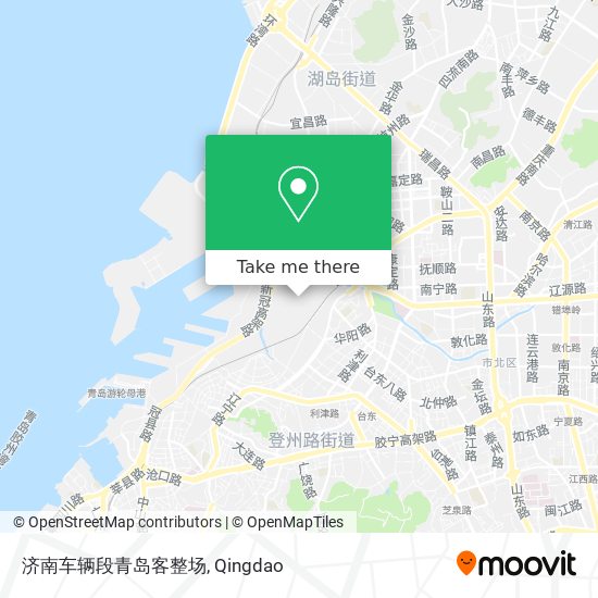 济南车辆段青岛客整场 map