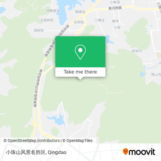 小珠山风景名胜区 map
