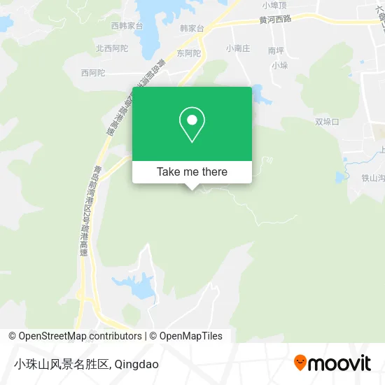 小珠山风景名胜区 map