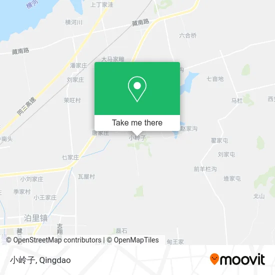 小岭子 map