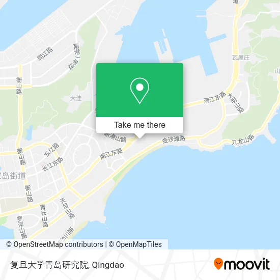 复旦大学青岛研究院 map