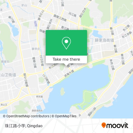 珠江路小学 map